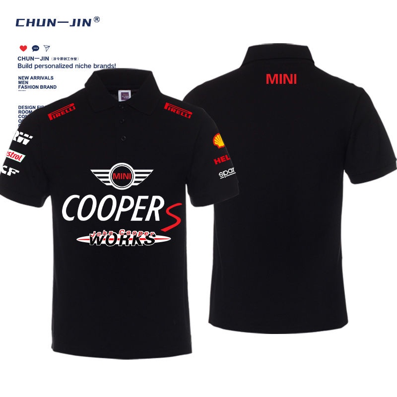 MINI COOPER S JCW club custom short-sleeved COUNTRYMAN JCW CLUBMAN F54 F55 F56 F57 F60 R60 R56 R55 R
