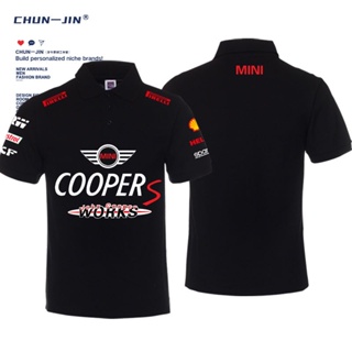 MINI COOPER S JCW club custom short-sleeved COUNTRYMAN JCW CLUBMAN F54 F55 F56 F57 F60 R60 R56 R55 R61 outdoor driving POLO shirt