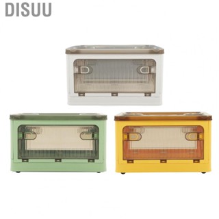 Disuu Plastic Cloth Storage Bins  Folding Plastic Storage Bin Super Load Bearing  for Living Room