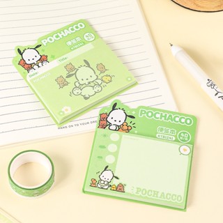 กระดาษโน้ตมีกาว ลายการ์ตูน Sanrio Pochacco น่ารัก ขนาดเล็ก สร้างสรรค์ สําหรับนักเรียน