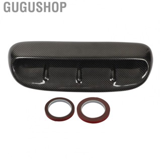 Gugushop Bonnet Air Inlet Trim   Corrosion High Heat Tolerance Easy To Install Carbon Fiber Hood Air Vent Cover  for Replacement