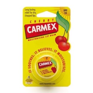 Carmex Moisturizing Lip Balm SPF15 7.5g Cherry ลิปบาล์ม บำรุงริมฝีปาก กลิ่นเชอร์รี่