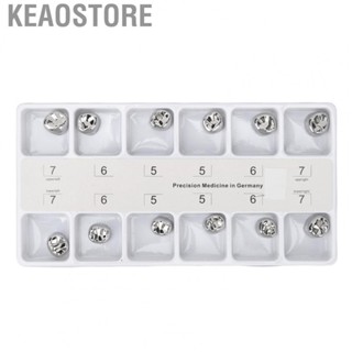 Keaostore Metal   Crown  Stainless Steel  Molar Metal Crowns  for Hospital