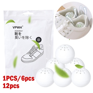 12pcs Deodorizer Freshener Balls for Shoes Socks Clothes Fragrance Essential Foot Care Ball Scent Shoe Closet Wardrobe Fresh Ball