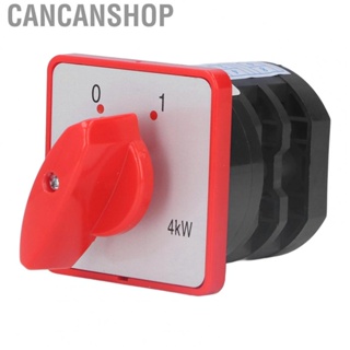 Cancanshop Changeover Switch  AC380V 2 Position Selector Switch  for Conversion Control Circuit