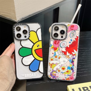 【The Broad Murakami Takashi sunflower】เคสโทรศัพท์มือถืออะคริลิค แม่เหล็ก ลายตัวอักษร สําหรับ iPhone 14 Pro MAX 11 12 13 Pro MAX 14 Plus