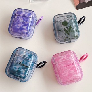 เคสหูฟังบลูทูธ แบบนิ่ม ลายดอกทิวลิป สีชมพู พร้อมพวงกุญแจ สําหรับ airpods 1 2 3 pro 2