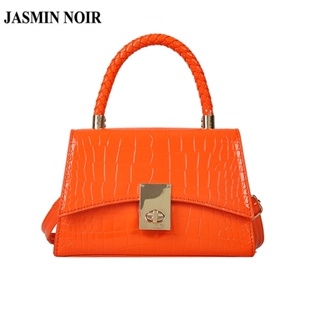 Jasmin NOIR กระเป๋าถือ กระเป๋าสะพายข้าง ลายหนังจระเข้ ขนาดเล็ก สไตล์เกาหลี สําหรับผู้หญิง