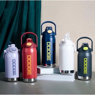 SAWASDEE ปลีก/ส่ง กระบอกน้ำเก็บอุณหภูมิร้อนเย็น DODGE  ขวดน้ำสแตนเลส 1200ML และ 950ML