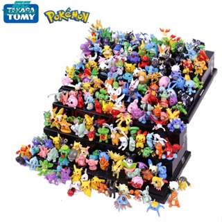 Rctown โมเดลฟิกเกอร์ Tomy Pokemon Pikachu ขนาด 2-3 ซม. ของขวัญวันเกิด ของเล่นสําหรับเด็ก 24 ชิ้น ต่อชุด