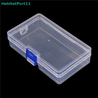 Habitatport กล่องพลาสติกใส สําหรับเก็บเครื่องประดับ งานฝีมือ