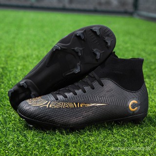 Aaa+ Mercurial SuperflyX VI Elite CR7 Ronaldo FG 40-45 รองเท้าบูทฟุตบอล ข้อสูง สําหรับผู้ชาย VFJS
