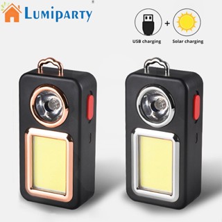 Lumiparty พวงกุญแจไฟฉาย แบบพกพา ความสว่างสูง ประหยัดพลังงาน ชาร์จ Usb