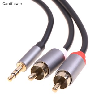 &lt;Cardflower&gt; สายเคเบิลแจ็คเสียง Aux 2RCA เป็น 3.5 มม. แจ็ค 3.5 มม. เป็น 2RCA ตัวผู้ ลดราคา