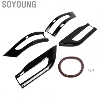 Soyoung Tail Lamp Frame  Scratch Tail Light Cover Trims Wear Resistant ABS  for Car