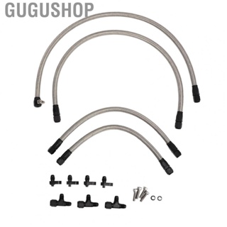 Gugushop Coolant Crossover Kit  Steam Vent Hose Stainless Steel Long Lasting Heat Resistant  for LSX LS1 LS2 LS6 LM7