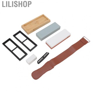 Lilishop Sharpening Stone Whetstone Set Complete  Sharpening Stone Kit Professional