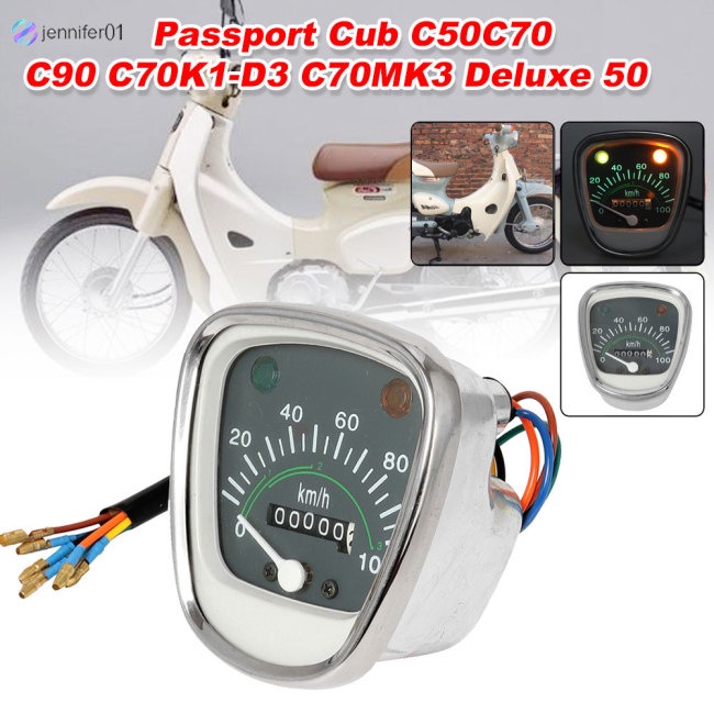 Jen มาตรวัดระยะทาง นาฬิกาจับเวลา รถจักรยานยนต์ อะไหล่ดัดแปลง สําหรับ Cub C50 C70 C90
