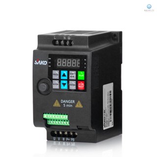 อุปกรณ์แปลงความถี่ AC220V Vector Inverter VFD สําหรับมอเตอร์ควบคุมความเร็ว TOLO-6.6