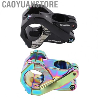 Caoyuanstore Bike Stem  Slick Exterior Comfortable Bike Handlebar Stem Aluminium Alloy Lightweight  for Camping for Traveling