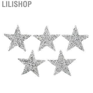Lilishop Cloth   Hot Melt Adhesive Star Iron On  Shiny Classic Star Design  for Hats Bags for Dresses for T Shirts