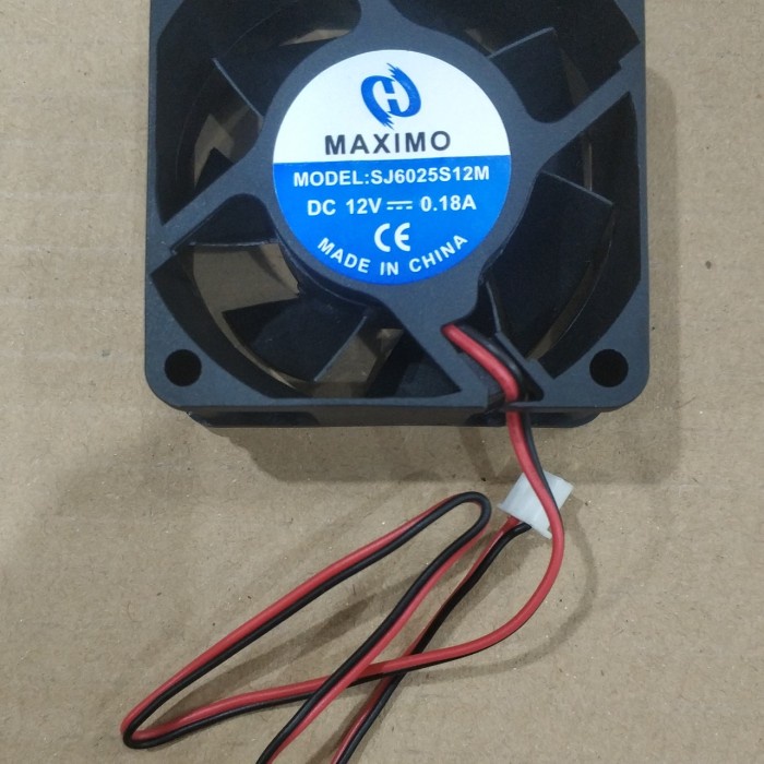 พัดลม 6x6 ซม. DC 12 โวลต์ / พัดลม 6x6 ซม. 12 โวลต์ DC