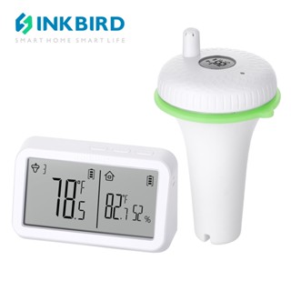 Inkbird IPX7 เครื่องวัดอุณหภูมิสระว่ายน้ําไร้สาย IBS-P02R กันน้ํา สําหรับสระว่ายน้ํา อ่างน้ําร้อน ตู้ปลา