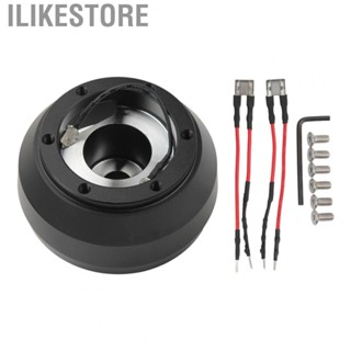 Ilikestore Steering Wheel Connector  High Strength Aluminium 6 Holes Steering Wheel Short Hub Adapter  for Camry Corolla