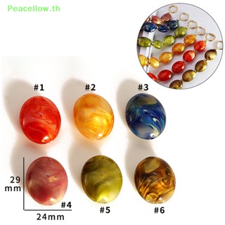 Peacellow ลูกปัดอะคริลิค 29x24 มม. สําหรับทําเครื่องประดับ สร้อยคอ กระเป๋า DIY 5 ชิ้น