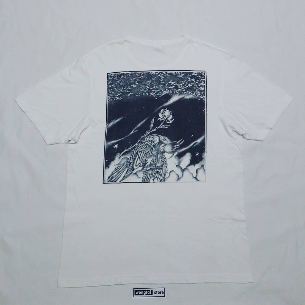 สีขาว1  พร้อมส่ง  Zweed n roll - Another Dimension(งานคอนเสิร์ติ)   การเปิดตัวผลิตภัณฑ์ใหม่ T-shirt