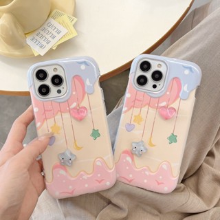 เคสโทรศัพท์มือถือเจล แบบนิ่ม ลายไอศกรีม 3D กันกระแทก สําหรับ Huawei P40 P50 P60 Mate 30 40 50 Pro Nova9 10 11 Honor 60 70 80 Pro