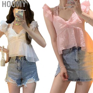 Hoomy Cold Shoulder Halterneck Top  Cute Casual Women  Fitted Shirt Lightweight  for Shopping