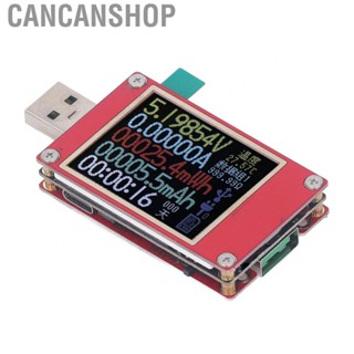 Cancanshop USB Voltage Tester  Automatic Detection Multi Languages Optional Portable USB Tester Multifunctional  for Electronic Equipment