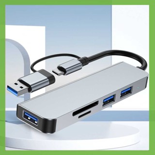 5-in-1 ฮับ USB 3.0 Type C รองรับ TF PD สําหรับแล็ปท็อป