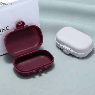 &lt;Dream&gt; กล่องพลาสติก พับได้ แบบพกพา หลากสี สําหรับใส่ยา เครื่องประดับ 2 ชิ้น