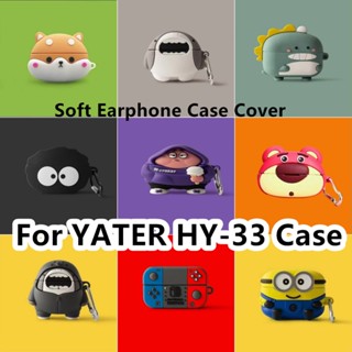 พร้อมส่ง!  เคสหูฟัง แบบนิ่ม ลายการ์ตูน สําหรับ YATER HY-33 HY-33