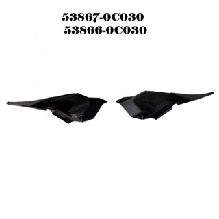 ⚡READYSTOCK⚡Side Cowl Plate 2Pcs 53866-0C030 Black For Toyota For Tundra 2007-14 Plastic