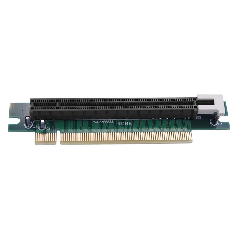 Shas อะแดปเตอร์การ์ด PCIE Express 16X 90 องศา 90 องศา