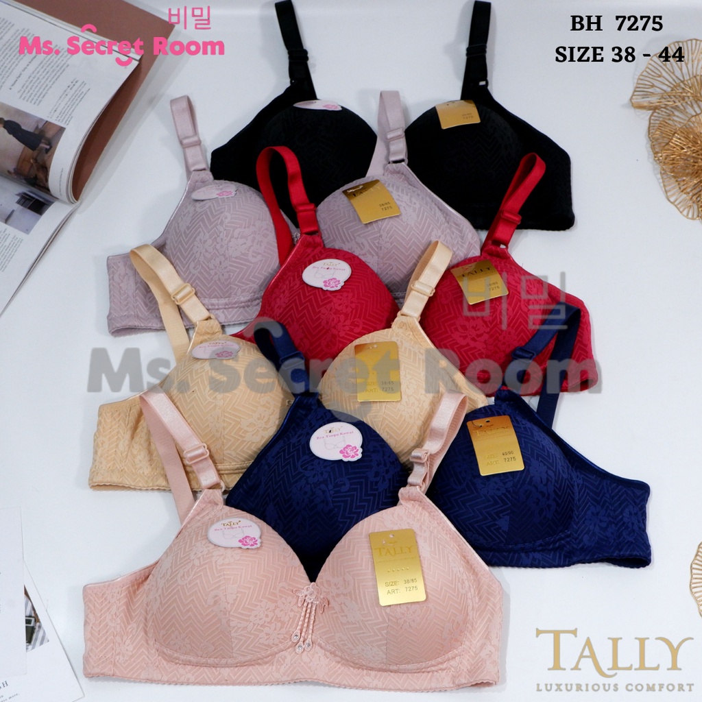 SALLY BRA BH 7275 I CUP CI THIN FOAM I WIRELESS I HOOK 3 I SIZE 38 - 44