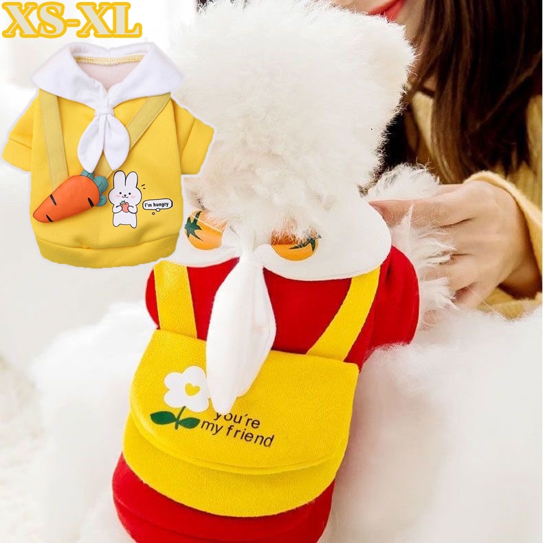 🐶COD🐱Xs-Xl เสื้อผ้าแมว เสื้อผ้าสุนัข พิมพ์ลายการ์ตูนระบายอากาศน่ารักฤดูร้อนสําหรับสัตว์เลี้ยงสุนัขแมว