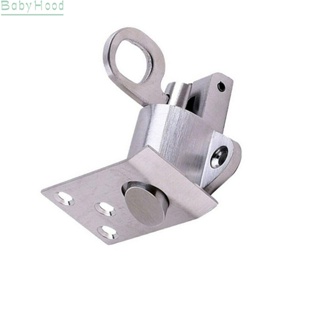 【Big Discounts】Door Lock Metal Practical Rustproof Self-closing Silver Simple Spring Latch#BBHOOD