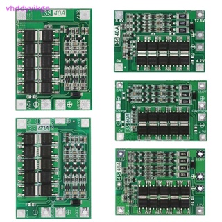 Vhdd บอร์ดป้องกันที่ชาร์จลิเธียม 3S 4S 40A 60A 18650 BMS สําหรับมอเตอร์สว่าน 11.1V 12.6V 14.8V 16.8V