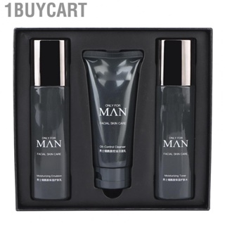 1buycart Mens Skin Care Kit  Face 3 Years Shelf Life Gentle Refreshing Absorbable for Home Bathroom