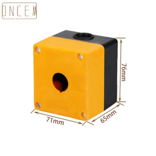 【ONCEMOREAGAIN】22mm Hole Emergencye Stop Push Button Switch Box Waterproof Plastic Control Box