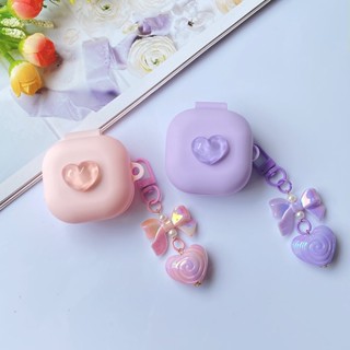 เคสหูฟัง ซิลิโคน ลายหัวใจ สไตล์เกาหลี สําหรับ Samsung Galaxy buds live buds2pro Galaxy buds 2