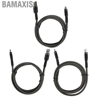 Bamaxis Fast Charging Cable  Integrated Molding Black Thick 5A Wire for Android Mobile Phone IOS