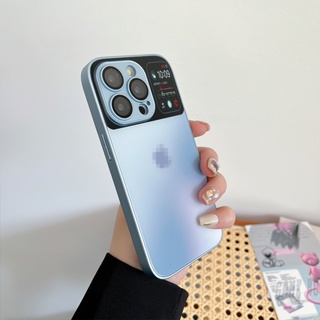 ด้วยฉลากแอปเปิ้ลเปลือกแก้ว เคส for Apple14 iPhone13 12promax iPhone 14promax เคสไอโฟน11 เคสไอโฟน13 เคสไอโฟน14 Promax กันกระแทก สําหรับ iPhone 11 14Plus