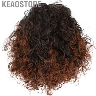 Keaostore Curly Wig Women Fashionable Natural Lace Front Fake Hair for Cosplay Party