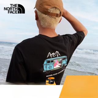 Thenorthface north เสื้อยืดแขนสั้น ระบายอากาศ สวมใส่สบาย เหมาะกับฤดูร้อน สําหรับเล่นกีฬากลางแจ้ง