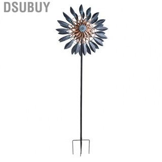 Dsubuy Metal Windmill 360° Rotation Archaistic Double Layer W/Ground